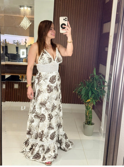 Vestido Maxi Tropical