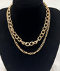 Collar Doble Cadena Dorada