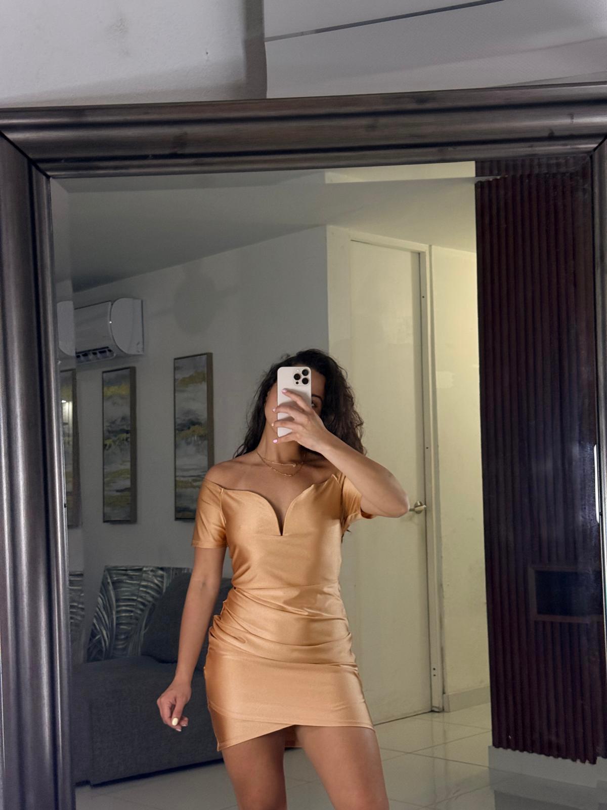 Vestido  Dorado