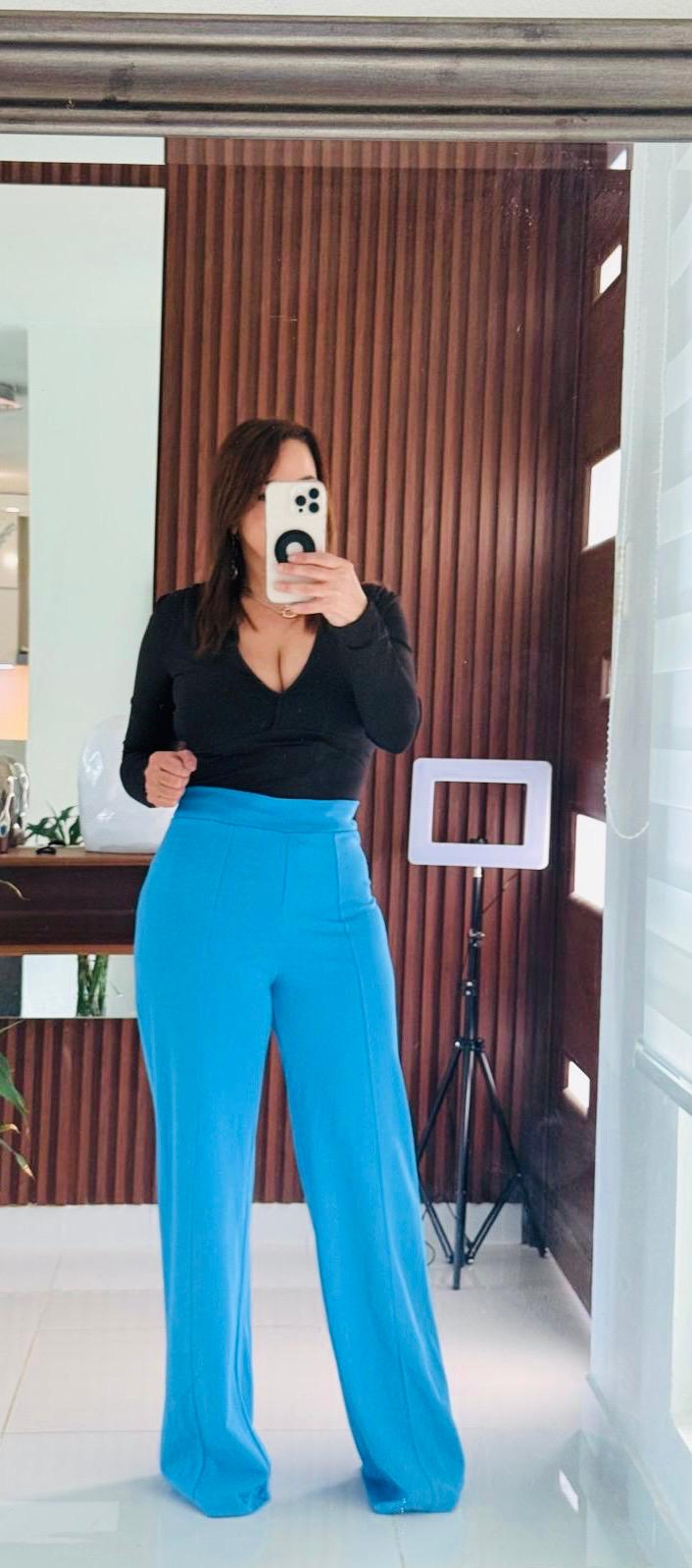 Pantalón Talle Alto Acampanado