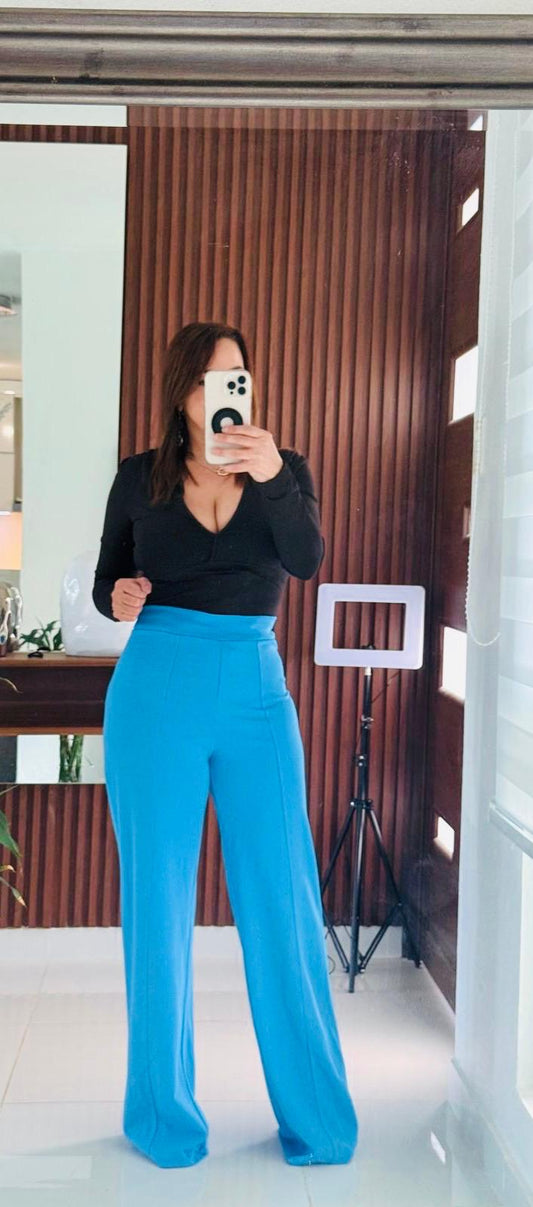 Pantalón Talle Alto Acampanado