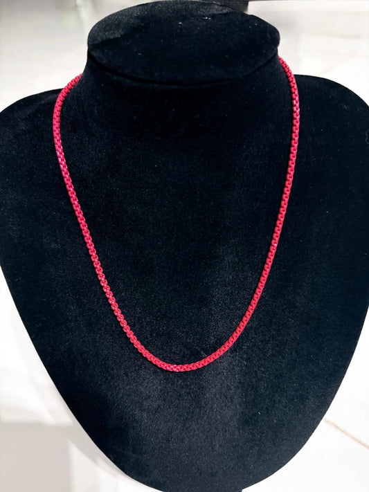 Collar Cadena Roja Box