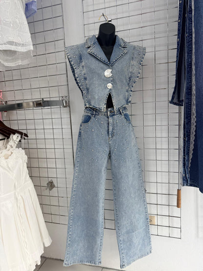 Set Denim Cristales