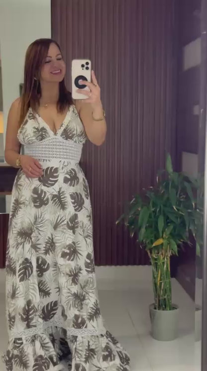 Vestido Maxi Tropical