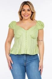 GREEN PLUS TOP